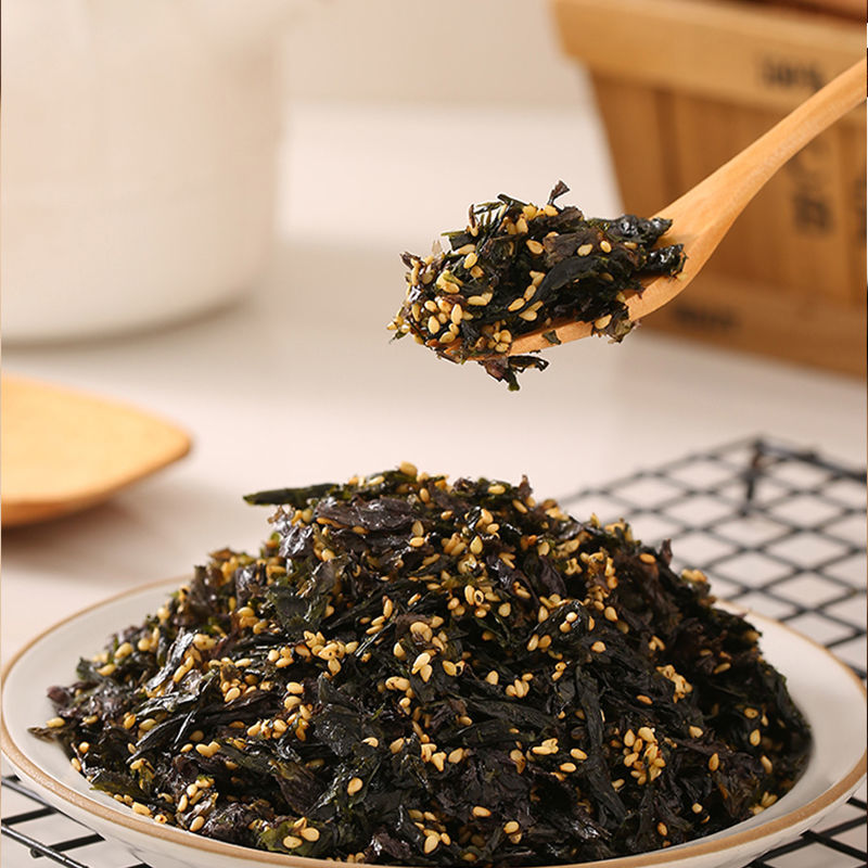 探花郎拌饭海苔碎饭团寿司料芝麻鲜虾高钙烤紫菜拌饭料孕妇零食 - 图1