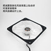 Computer fan shock absorbing pad cabinet chassis noise reduction noise reduction