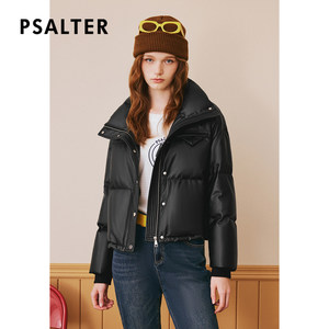 【断码捡漏】诗篇专选冬羊皮鸭绒披肩领飞行夹克羽绒服皮草