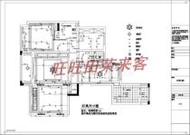 (Suzhou) A modern style style three-bedroom furnishing design of a work drawing (with effect figure)