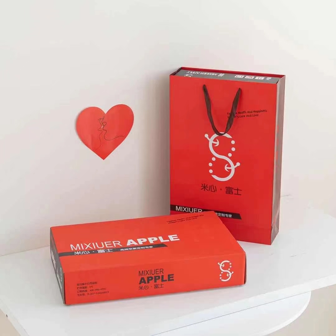 现货米心富士特级苹果高山红富士一级果新鲜水果礼盒9~12只包邮 - 图3