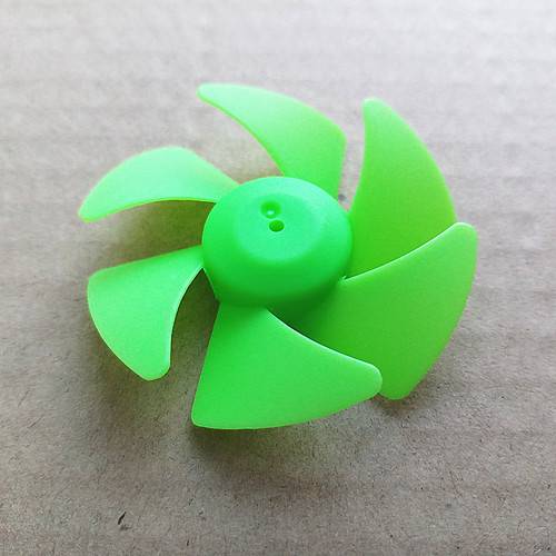 六叶涡扇螺旋桨船桨风叶塑料扇叶涡轮科技小制作DIY手工玩具配件 - 图1