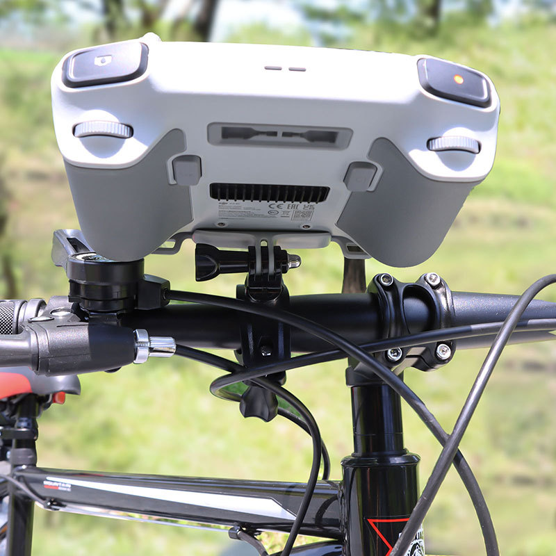 适用大疆Mini 3 Pro带屏遥控器单车安装支架DJI RC固定到自行车-图2