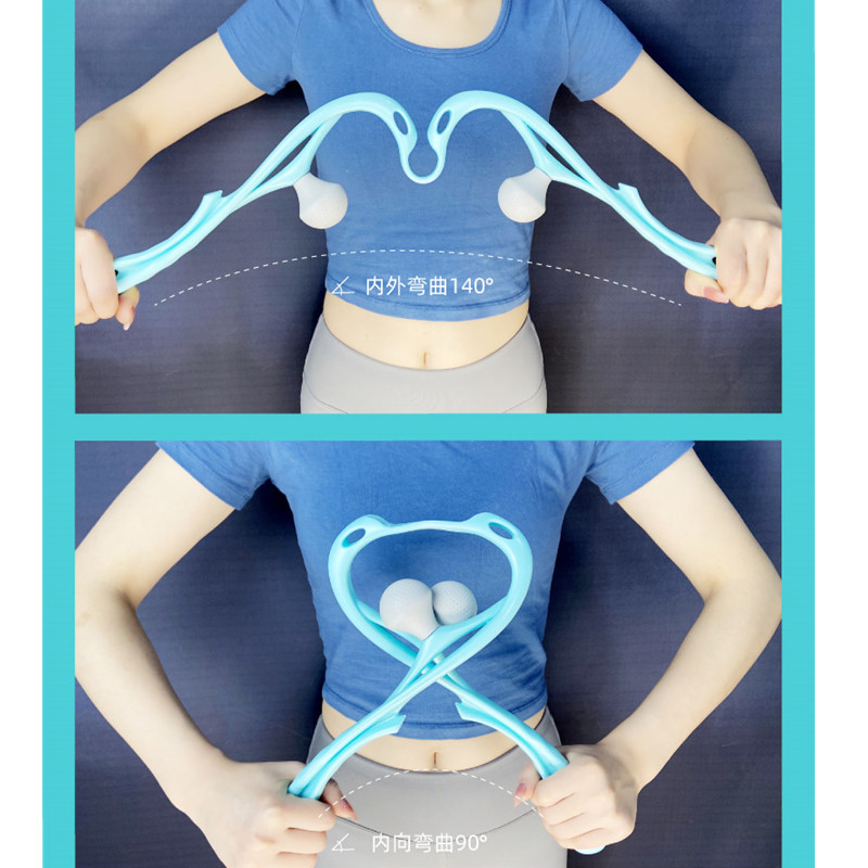 多功能手动颈椎按摩器夹脖子颈部背部腰部小腿神器滚轮按摩仪工具,淘宝优惠券,粉丝福利购,淘宝优惠卷