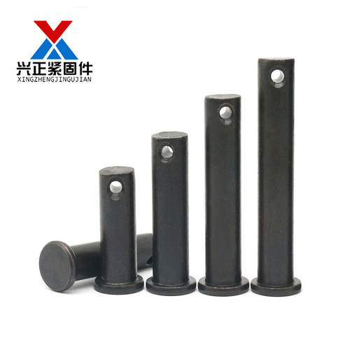 GB882销轴发黑T型定位销平头带孔销钉销子M45M6M8M10M12M14M16M30 - 图1