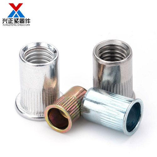 铁拉铆螺母304不锈钢平头铆螺母小沉头拉帽铝拉母M3M4M5M6M8M1012 - 图2