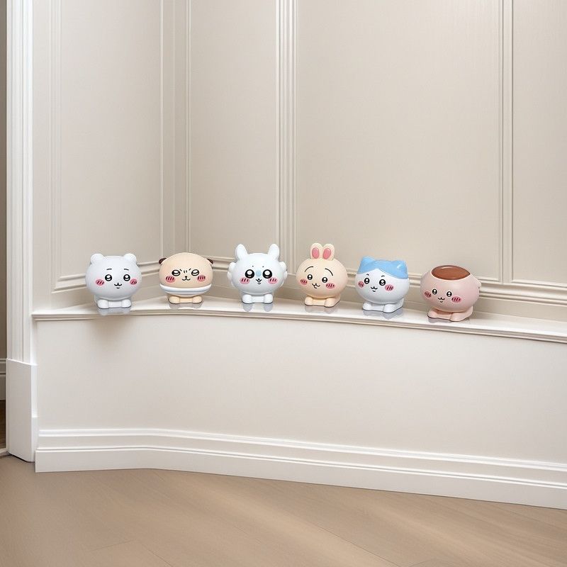 电动车日系古早摆件超萌治愈chiikawa吉伊卡哇树脂桌面可爱桌摆 - 图2