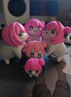 现货 黑蚂蚁doro手办桃乐丝 玩具公仔摆件桌搭 生日礼物 粉狗