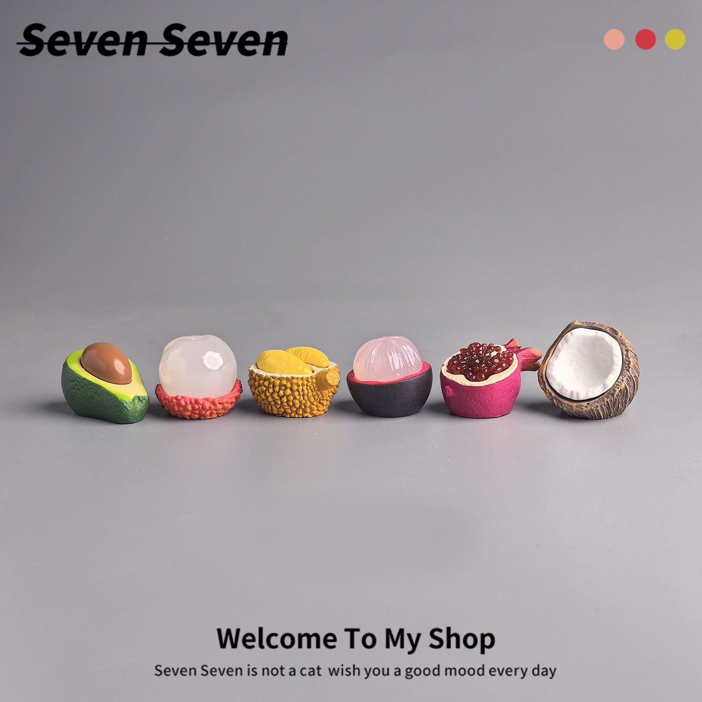 奇奇怪怪的小玩意桌面摆件剥壳小水果们微景观解压治愈小摆件装饰 - 图3