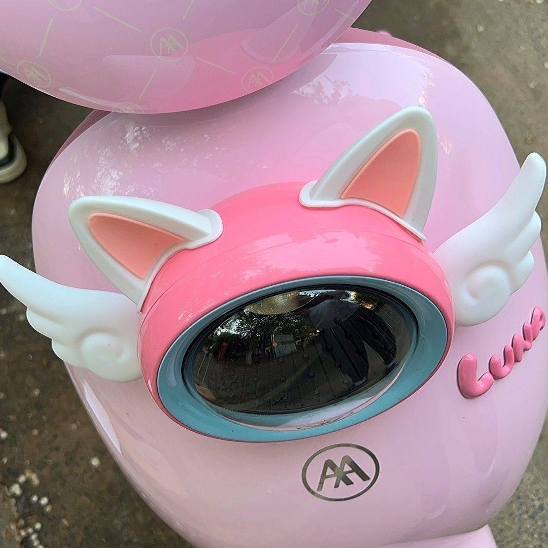 可爱小配件牛电动车摩托天使翅膀猫耳朵可爱装饰车贴头盔爱玛台铃,淘宝优惠券,粉丝福利购,淘宝优惠卷