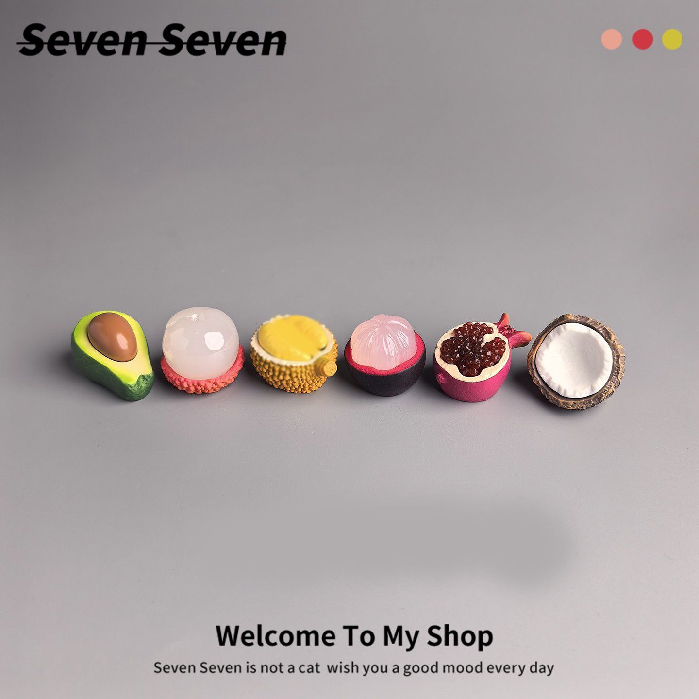 奇奇怪怪的小玩意桌面摆件剥壳小水果们微景观解压治愈小摆件装饰 - 图0