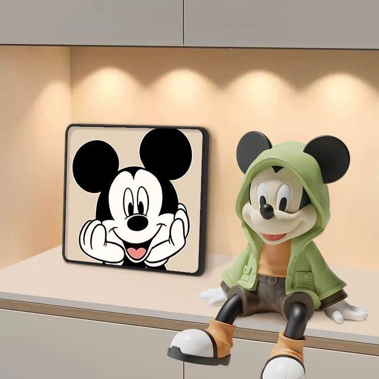 坐姿酒柜入户电视柜客厅玄关桌面摆件创意轻奢家居装饰品米奇,淘宝优惠券,粉丝福利购,淘宝优惠卷