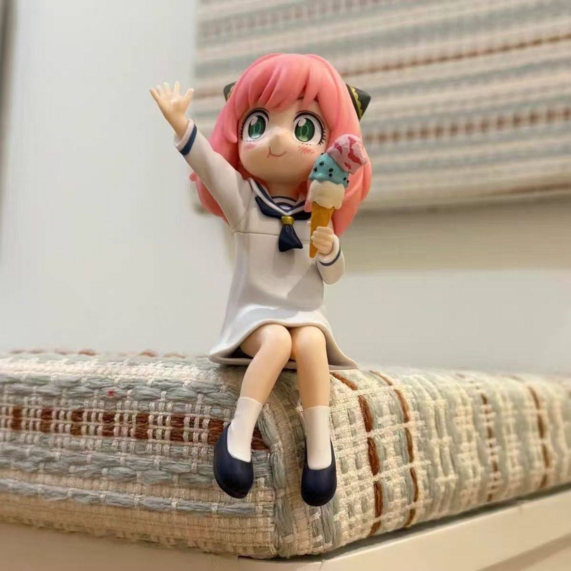 冰激凌阿尼亚景品手办过家家模型摆件动漫公仔周边礼物坐姿摆件,淘宝优惠券,粉丝福利购,淘宝优惠卷