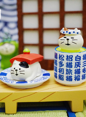 树脂装饰日式寿司店潮玩食玩日系