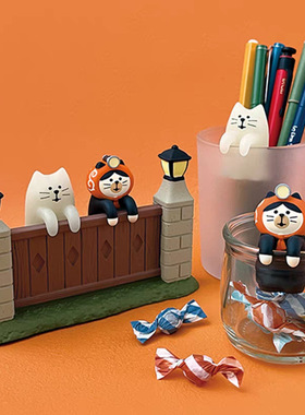 zakka日式创意halloween万圣节南瓜糖果派对黑猫幽灵蝙蝠猫咪摆件