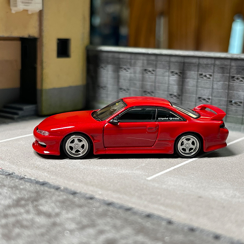 tarmacWorks1:64 VERTEX Silvia S14 Metallic 合金汽车模型 - 图2