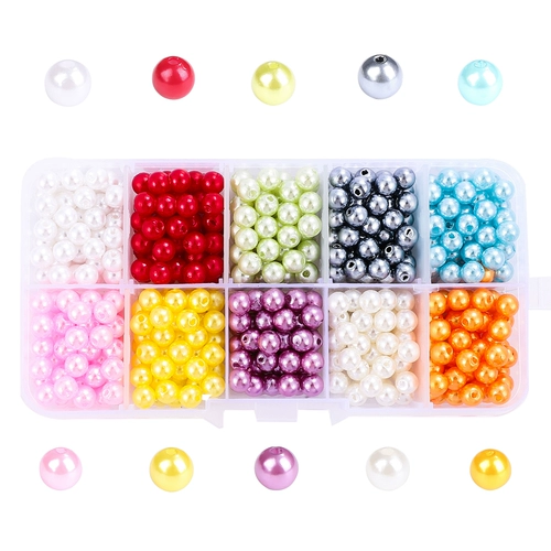 Смешанные бусины с аксессуарами из жемчуга, серьги ручной работы с бусинами, аксессуар для волос, набор материалов, поделки ручной работы