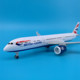 British Airways aircraft model ornament with wheels
