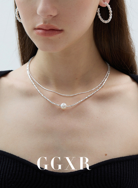 925银碎银子天然淡水珍珠手链