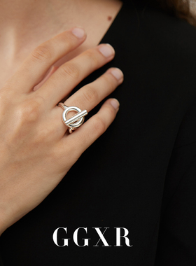 戒指ggxr欧美重工猪鼻时髦夸张