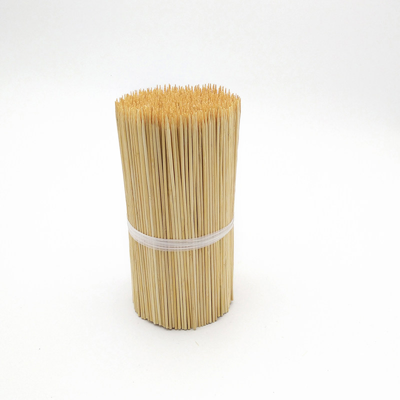 Bamboo skewers wholesale whole box disposable sausage skewers