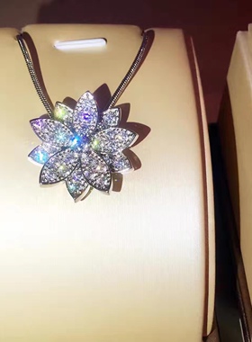 设计师款   莲花蛇骨链 项链   时尚搭配饰品