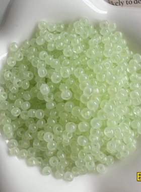 3mm冰透米珠散珠小珠子手串DIY材料珠手链项链配珠串饰玻璃珠吊坠