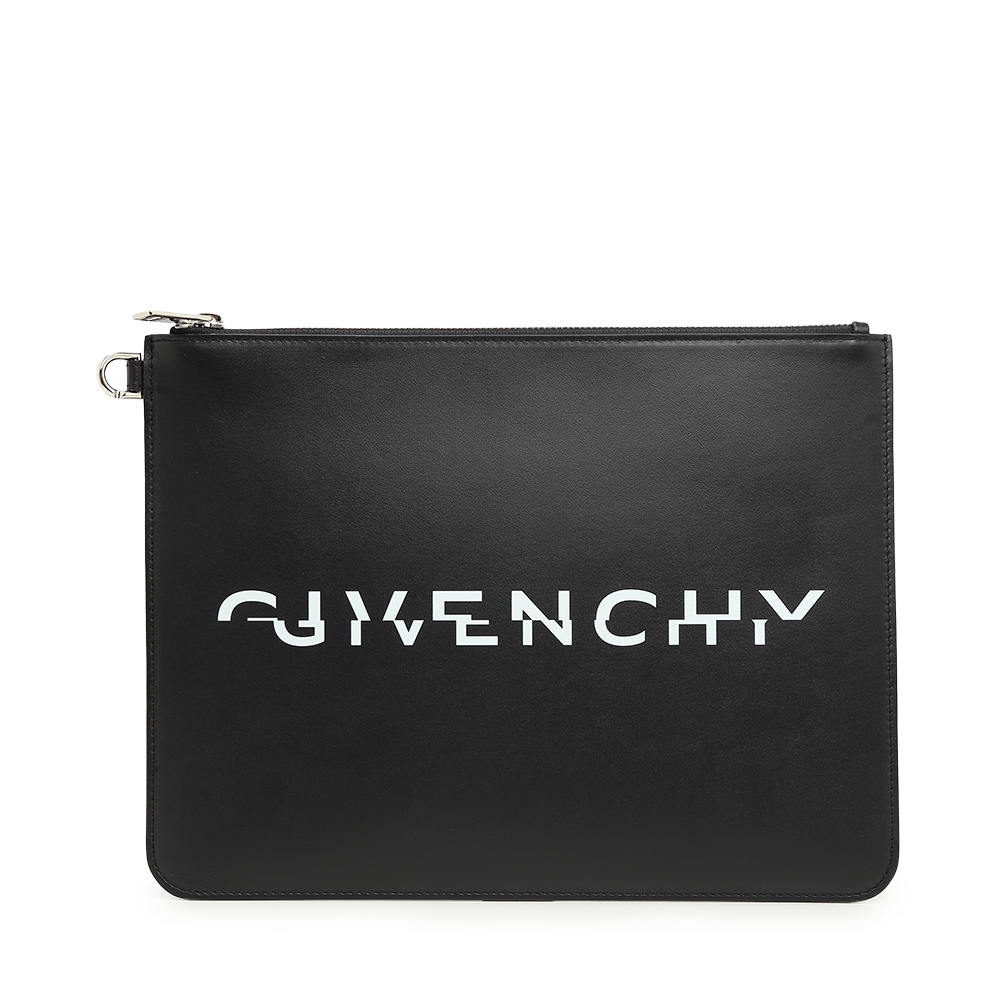 givenchy /纪梵希黑色logo手拿包 天猫奢品直营男士包袋