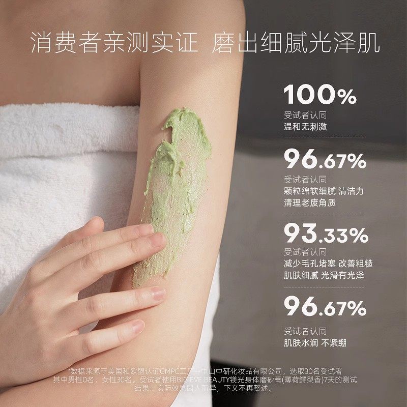 【立即抢购】bigeve张大奕全身磨砂膏 BIG EVE BEAUTY张大奕身体磨砂