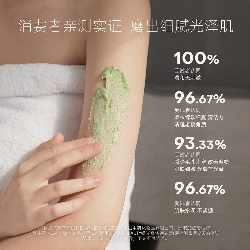 【立即抢购】bigeve张大奕全身磨砂膏 BIG EVE BEAUTY张大奕身体磨砂