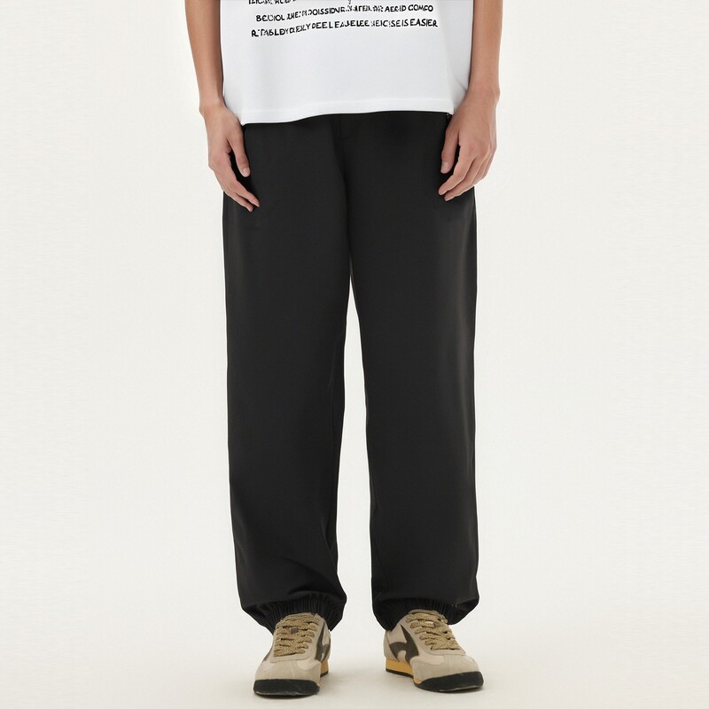 Gxg.jeans men's clothing black basic loose casual trousers men's trousers hot summer sales