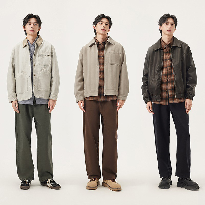 gxg.jeans男装 多色简约水洗设计宽松直筒牛仔裤男裤25年秋冬新品,淘宝优惠券,粉丝福利购,淘宝优惠卷