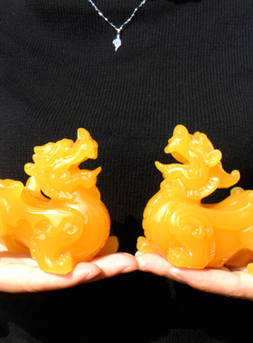 电视柜创意风水貔貅汽车摆件