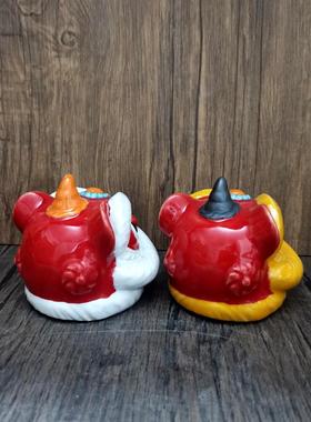 陶瓷醒狮国潮创意新年礼品摆件