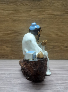 陶瓷陆羽品茶摆件国风乔迁送礼