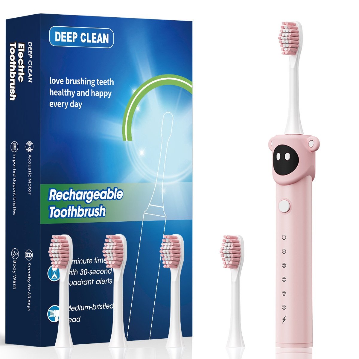 2025英文包装国内勿买工厂SENK儿童电动牙刷跨境新品磁悬浮,淘宝优惠券,粉丝福利购,淘宝优惠卷