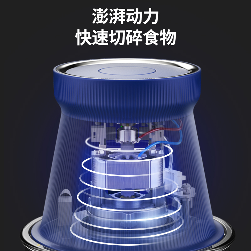 摩飞无线绞肉机家用辅食电动小型料理机多功能绞菜碎肉搅拌机绞馅 - 图2