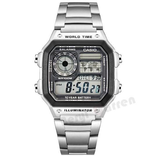 Casio men's small square sports watch