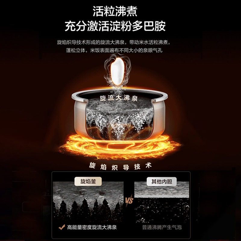 苏泊尔SF40Q51旋焰釜IH电饭煲4L家用多功能远红外蒸汽电饭锅3-7人,淘宝优惠券,粉丝福利购,淘宝优惠卷