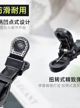 鳄鱼夹防滑多色刘海侧边发夹