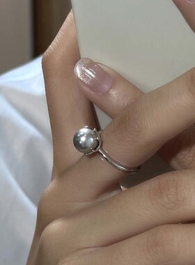 可调节戒指素圈简约经典女