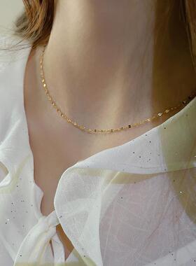 素链项链钛钢不掉色女