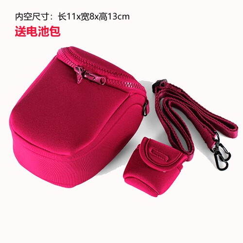 佳能EOSM6M10M100M200M62微单相机包配15-45mm单肩防震加厚便携包 - 图2