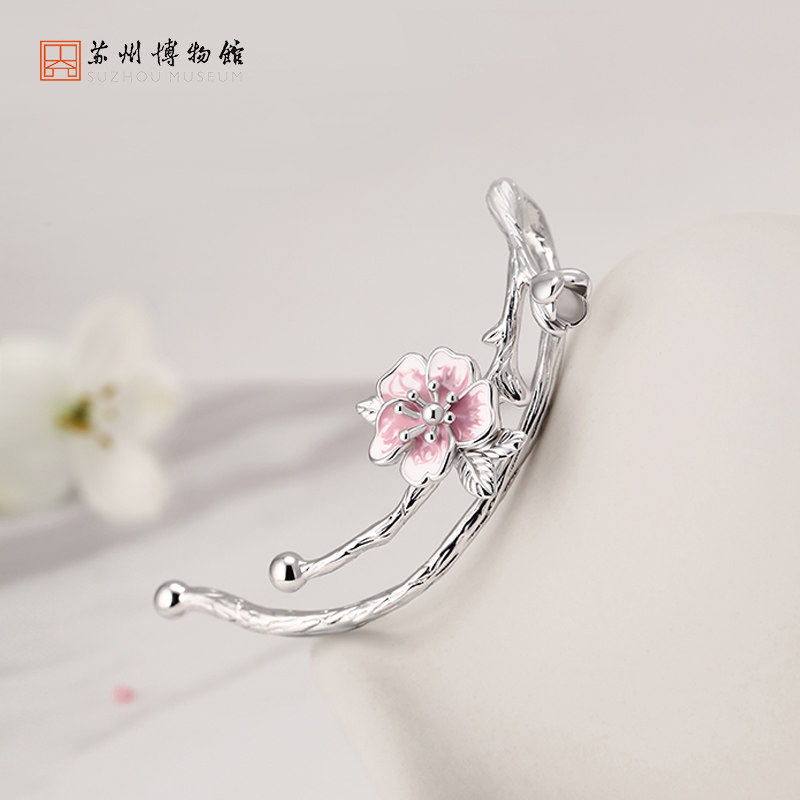 苏州博物馆杏影不离系列耳挂耳环 苏州博物馆耳环