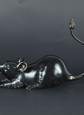 陈金庆原创限量青铜生肖鼠摆件