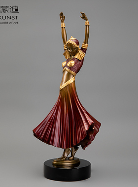 阿斯蒙迪铜手工铸造雕塑