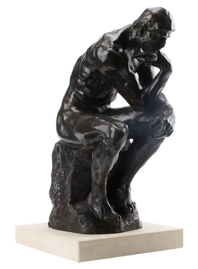 阿斯蒙迪大师罗丹青铜复刻思想者