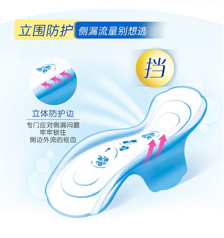 ABC官方旗舰正品卫生巾姨妈经期超长夜用组合装极薄绵柔整箱批发