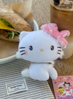 可爱少女蝴蝶结俏咪猫kitty挂件