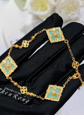 意大利拉丝工艺复古宫廷风天河石